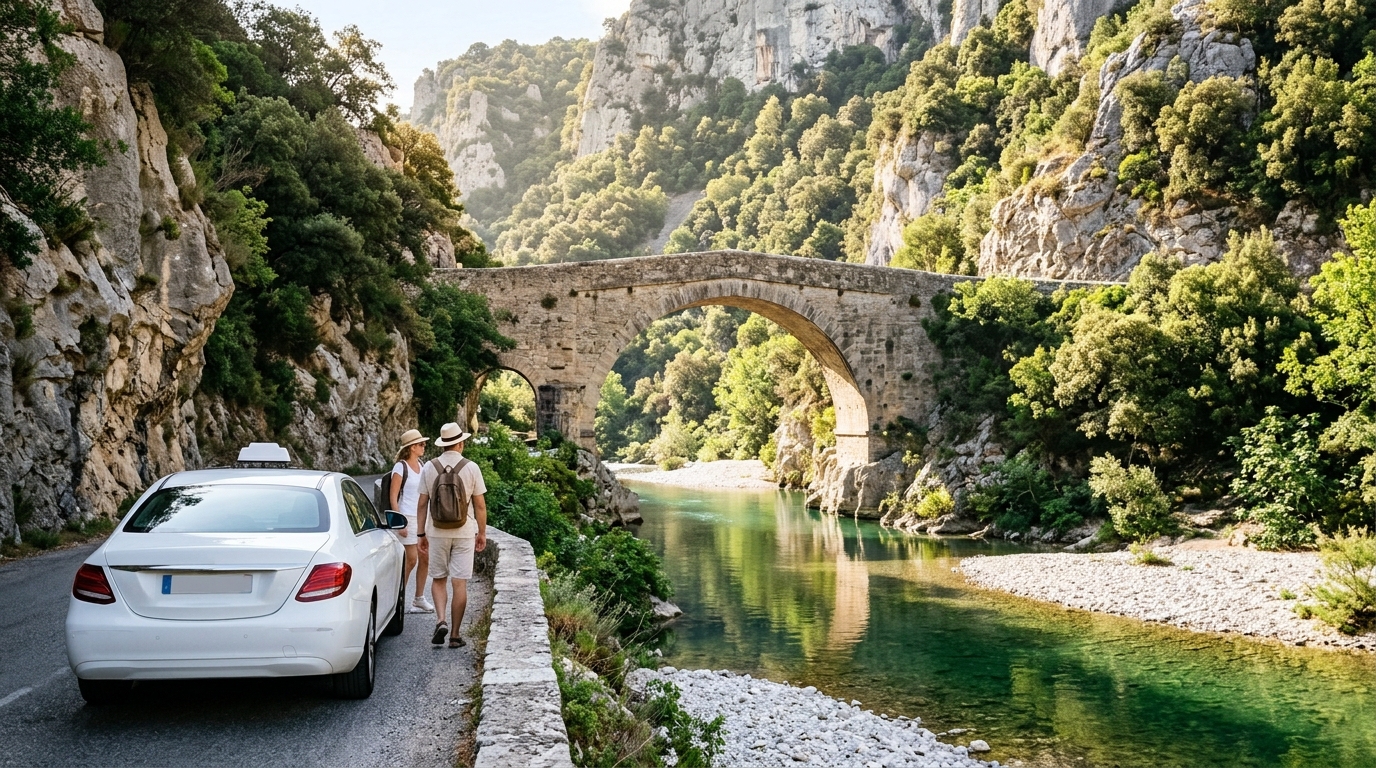 Taxi Saint-Guilhem-le-Désert et Pont du Diable - Octon Taxis, service de transport dans l'Hérault
